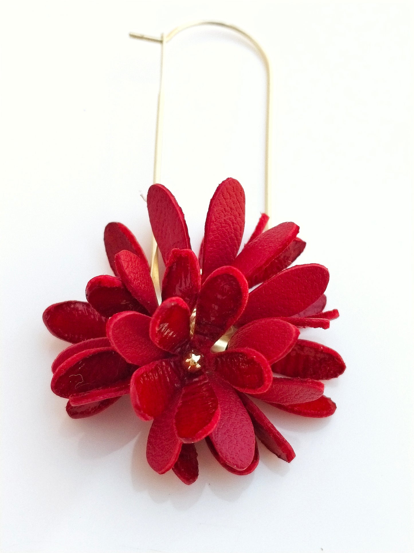 Flores Rojas Gancho Eslabón