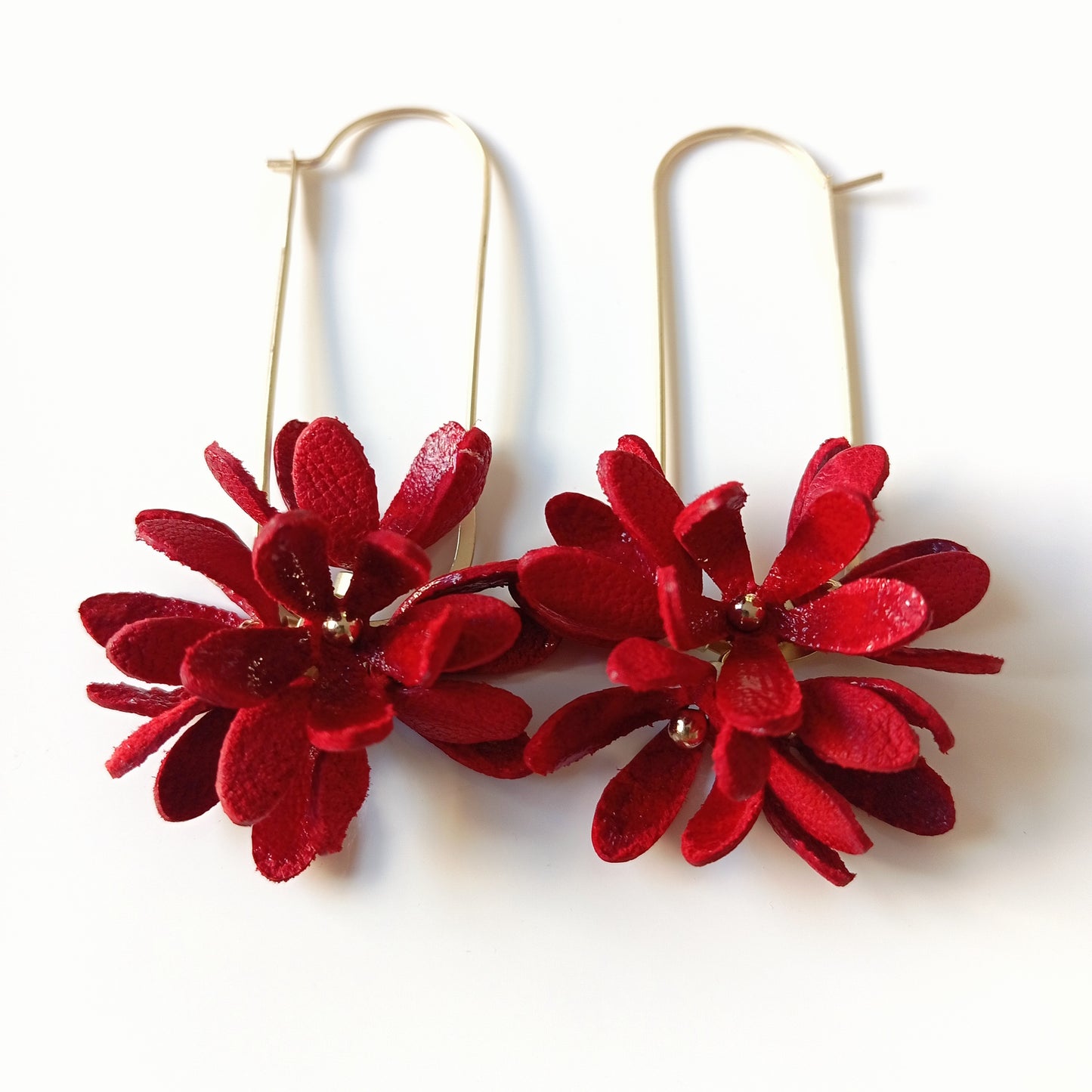 Flores Rojas Gancho Eslabón